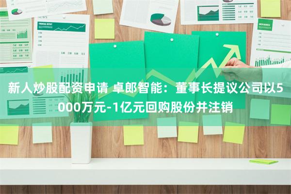 新人炒股配资申请 卓郎智能：董事长提议公司以5000万元-1亿元回购股份并注销