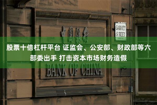 股票十倍杠杆平台 证监会、公安部、财政部等六部委出手 打击资本市场财务造假