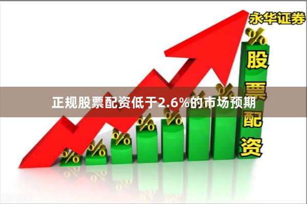 正规股票配资低于2.6%的市场预期